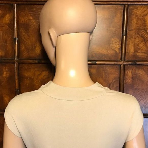 Kasper Colorblock Drape Front Sleeveless Top - Picture 7 of 10